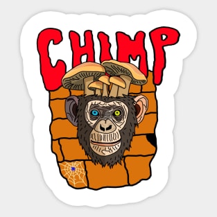 Chimp Sticker